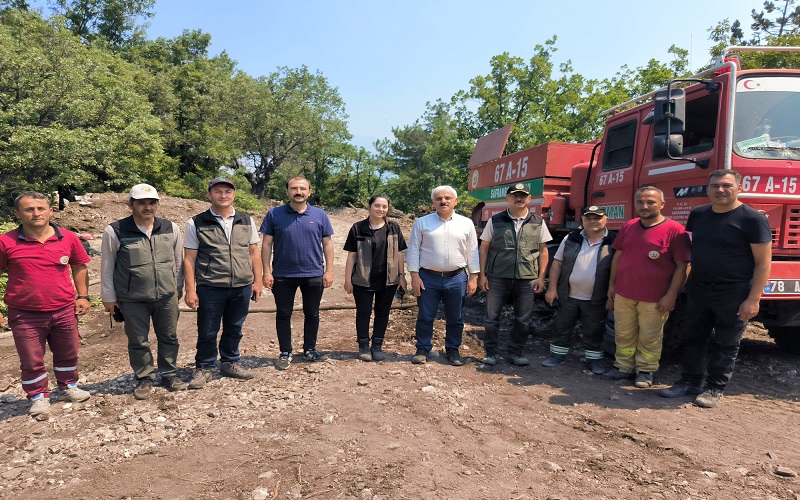 Yangın Söndürme Çalışmaları Aralıksız Bir Şekilde Devam Ediyor